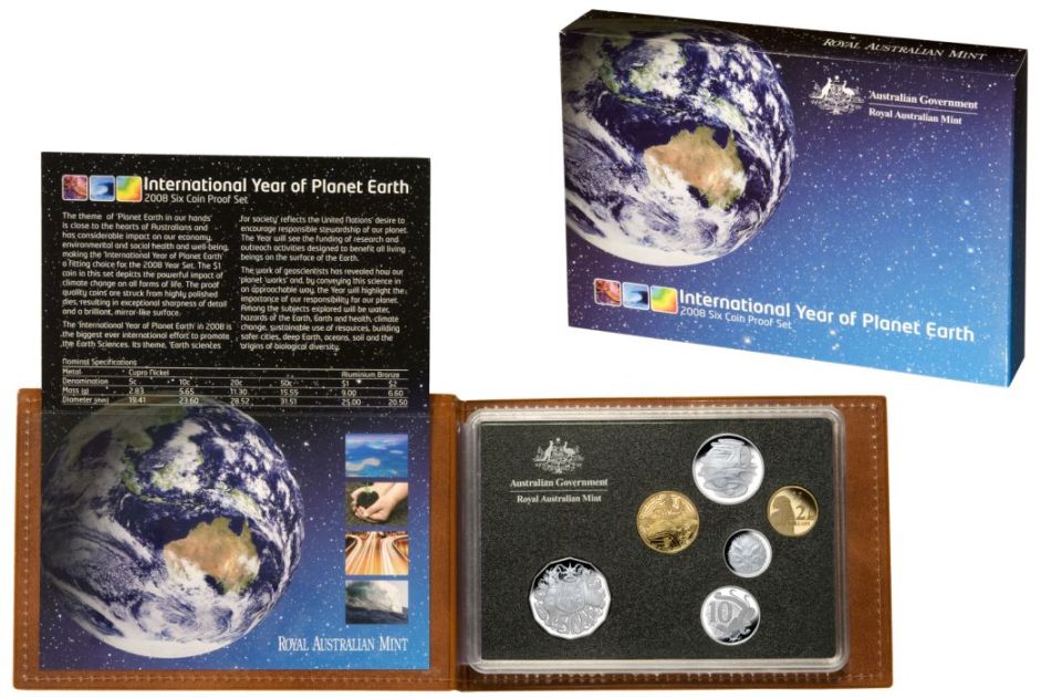 Thumbnail for 2008 Six Coin Proof Set - International Year of Planet Earth