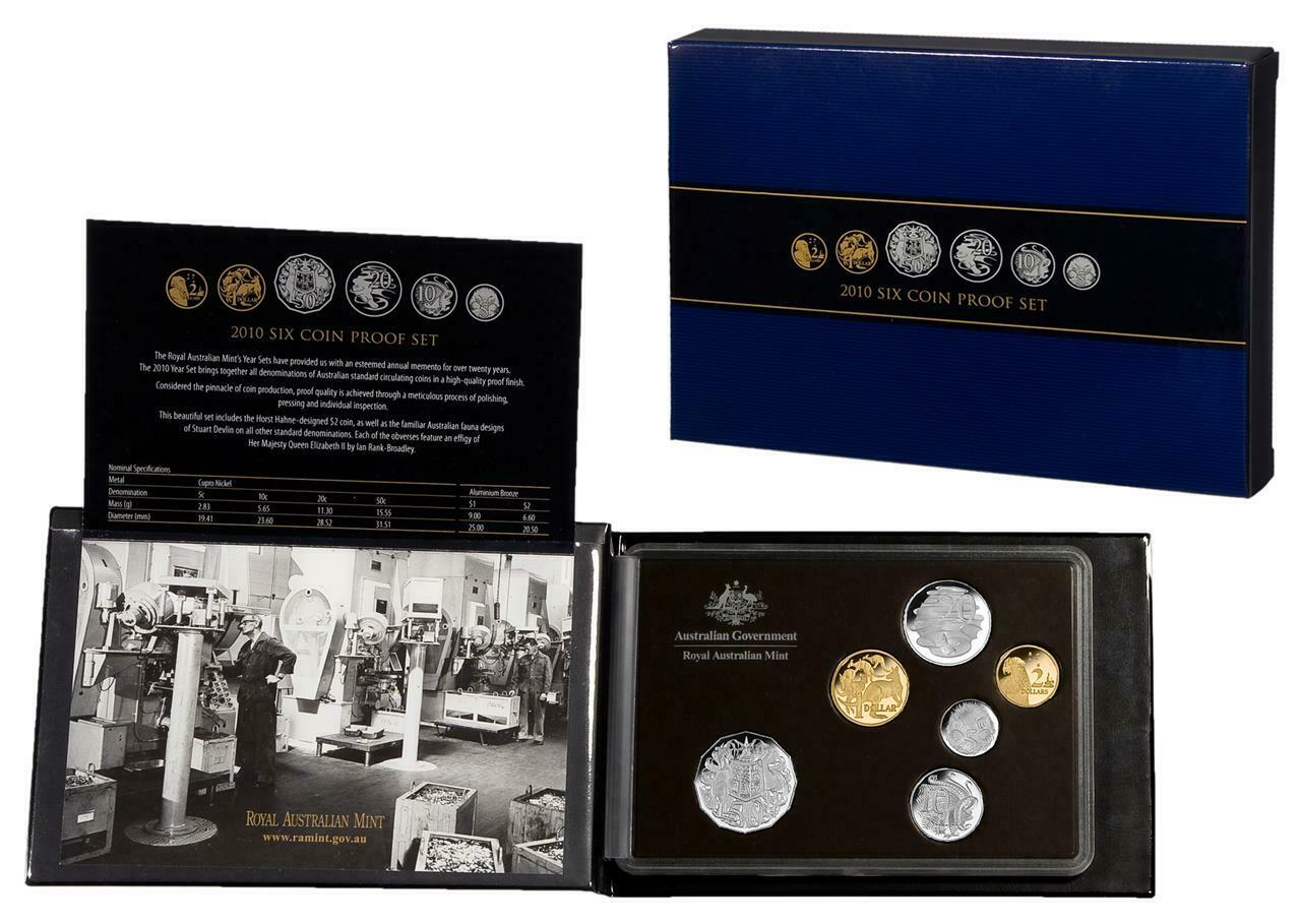 Thumbnail for 2010 Australian Six Coin Proof Set