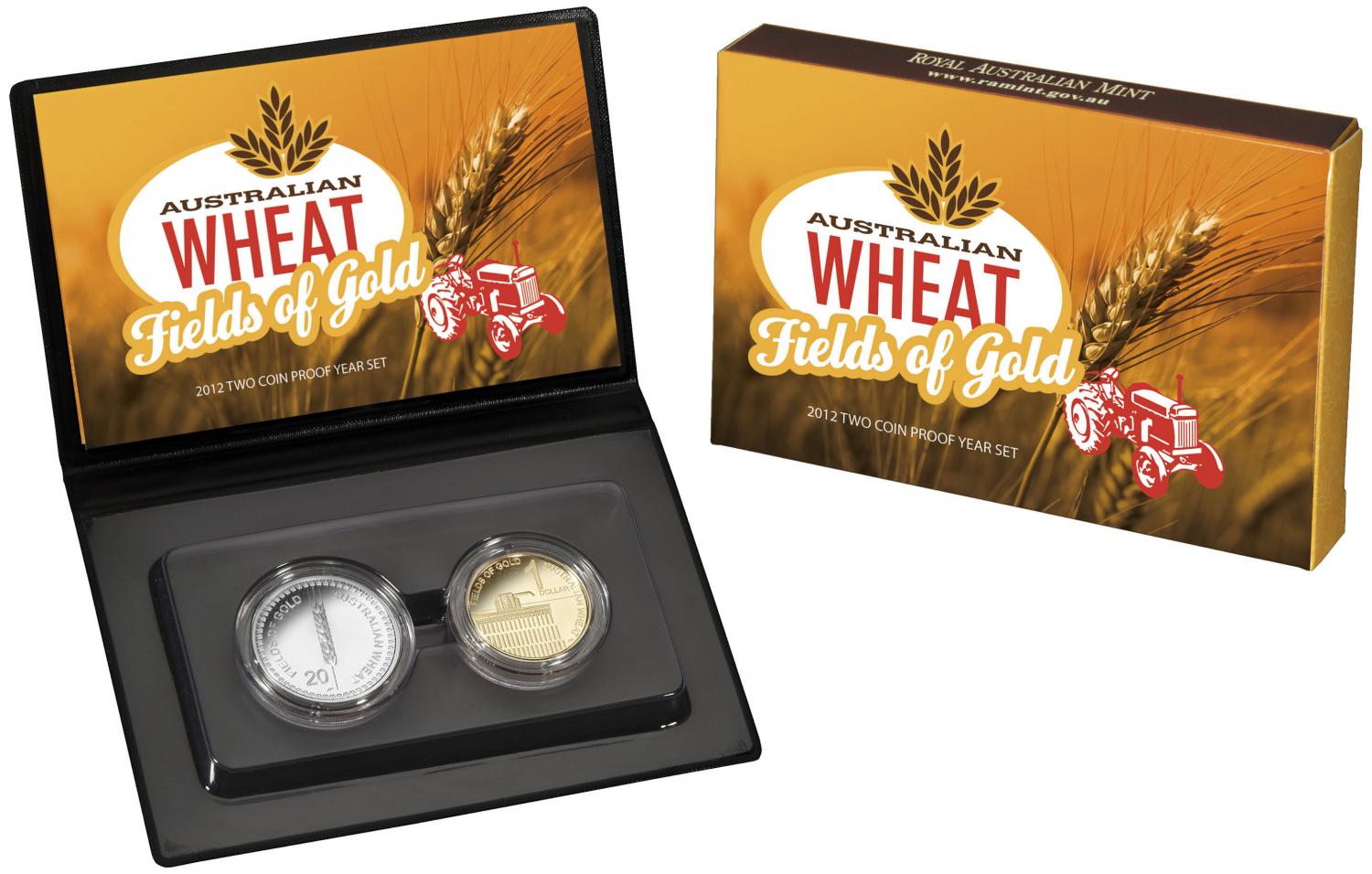 Thumbnail for 2012 Two Coin Proof Set - Australian Wheat Fields of Gold