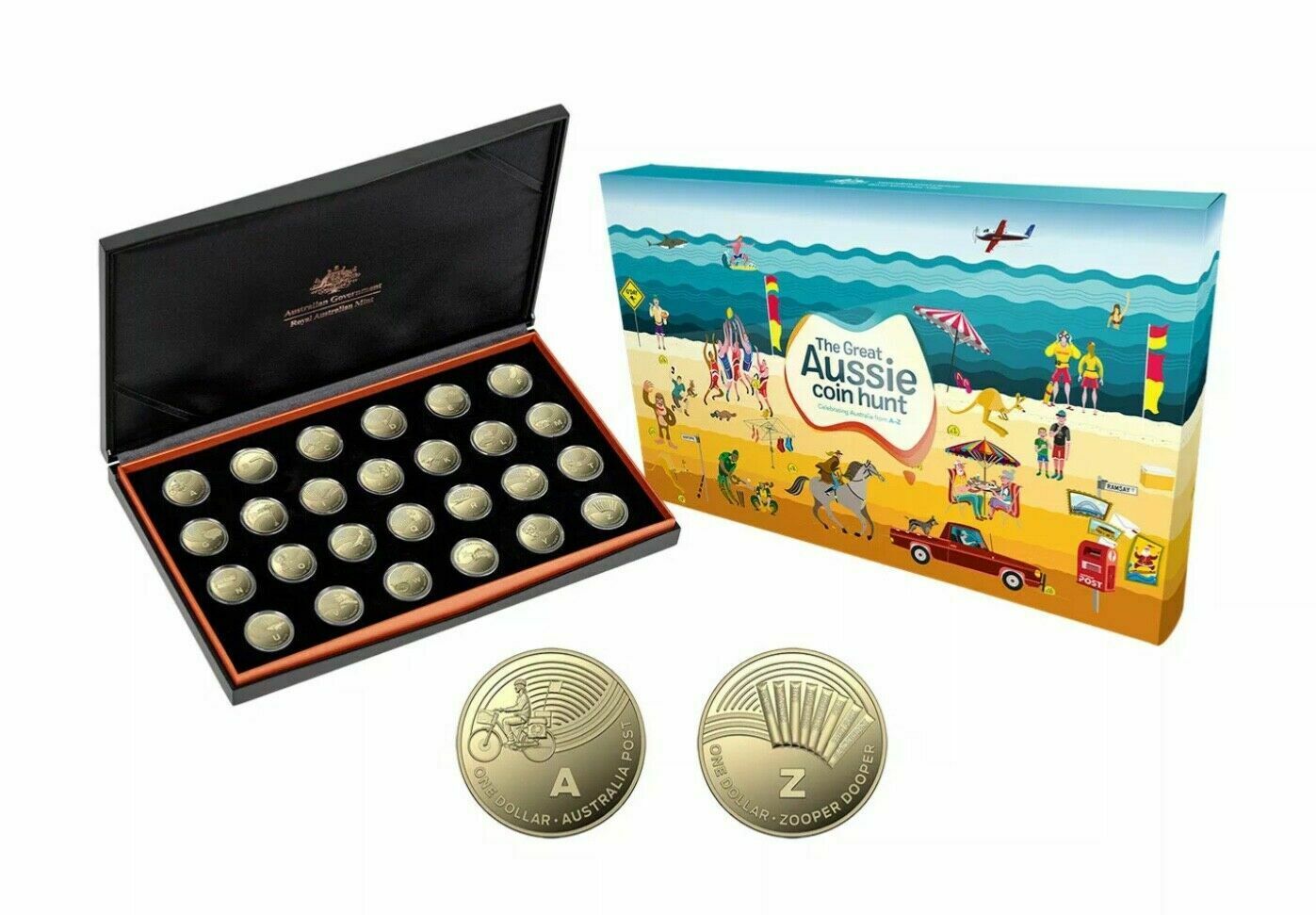 Thumbnail for 2019 Great Aussie Coin Hunt 26 Coin Proof Set A-Z