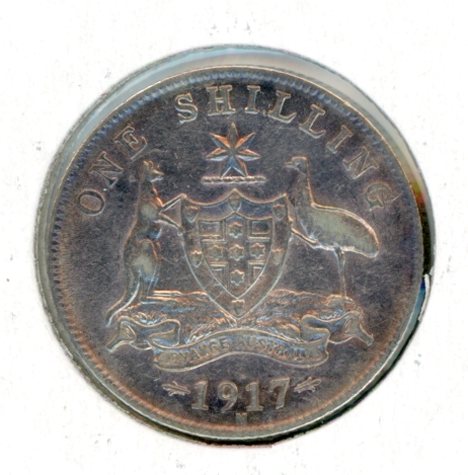 Thumbnail for 1917 Australian Shilling gVF