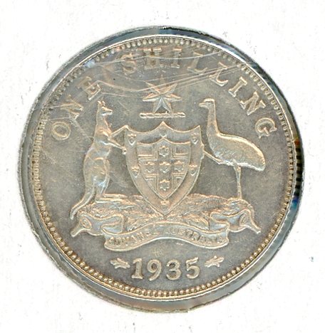 Thumbnail for 1935 Australian Shilling VF