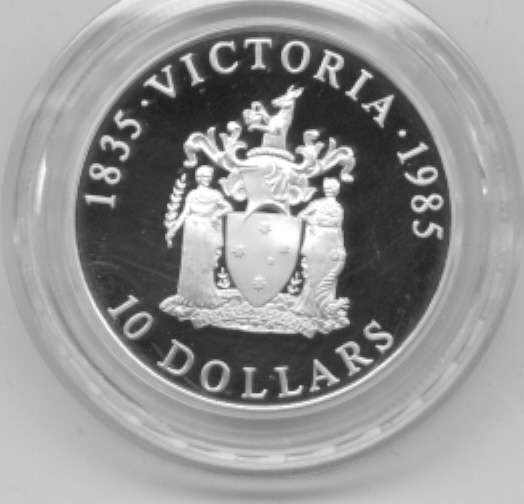 Thumbnail for 1985 $10 Proof Coin State Series - Victoria