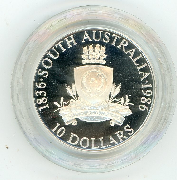 Thumbnail for 1986 $10 Proof Coin State Series - South Australia