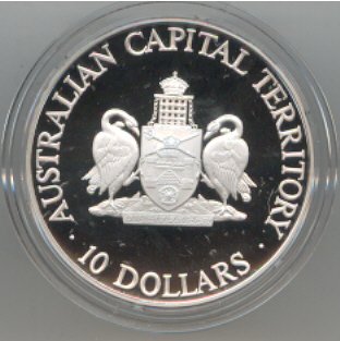 Thumbnail for 1993 State Series Proof $10 - Australian Capital Territory