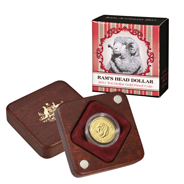 Thumbnail for 2011 Rams Head $10.00 Gold Proof