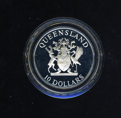 Thumbnail for 1989 State Series Proof $10 - Queensland