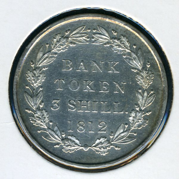 Thumbnail for 1812 George III 1.s 6.d Bank Token - good EF