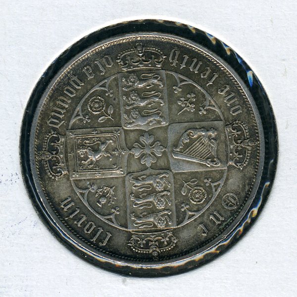 Thumbnail for 1873 British Gothic Florin - EF