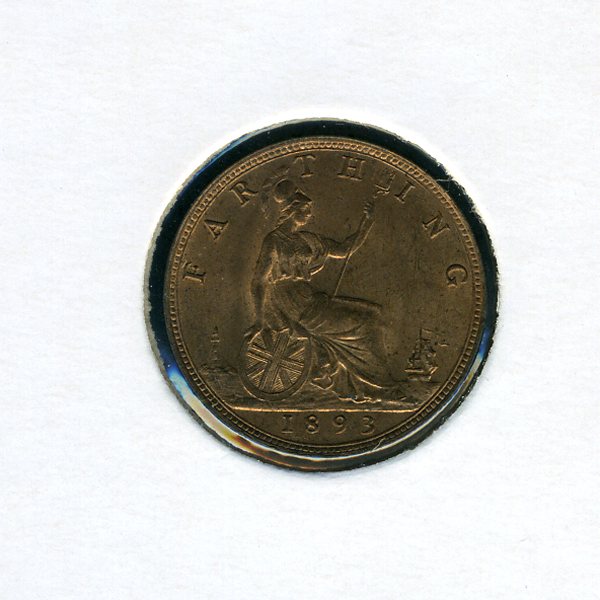 Thumbnail for 1893 Farthing - almost Uncirculated