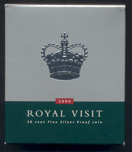 Thumbnail for 2000 Australian Royal Visit Fifty Cent Proof Coin