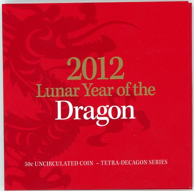 Thumbnail for 2012 Lunar Series - Year of the Dragon 50c
