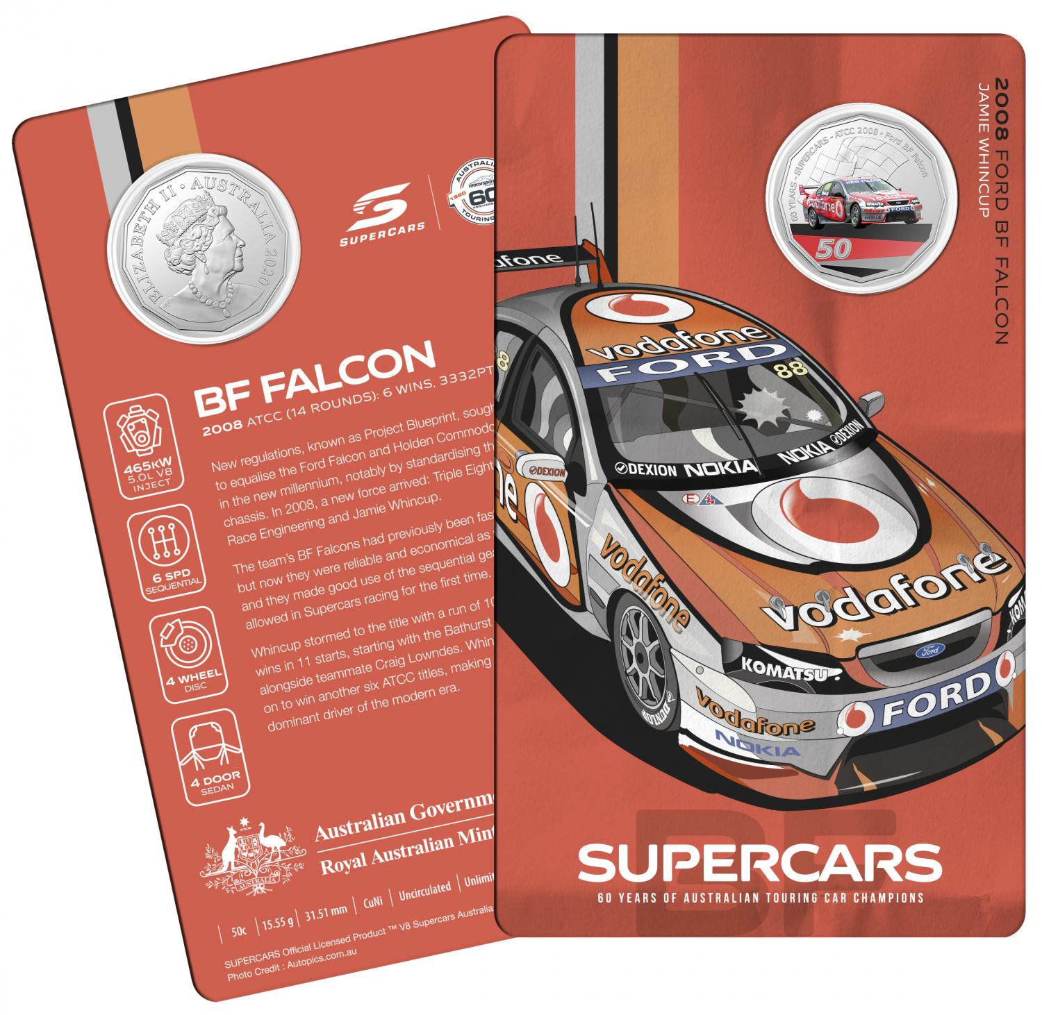 Thumbnail for 2020 60 Years of Australian Touring Car Champions Ford BF Falcon.  
