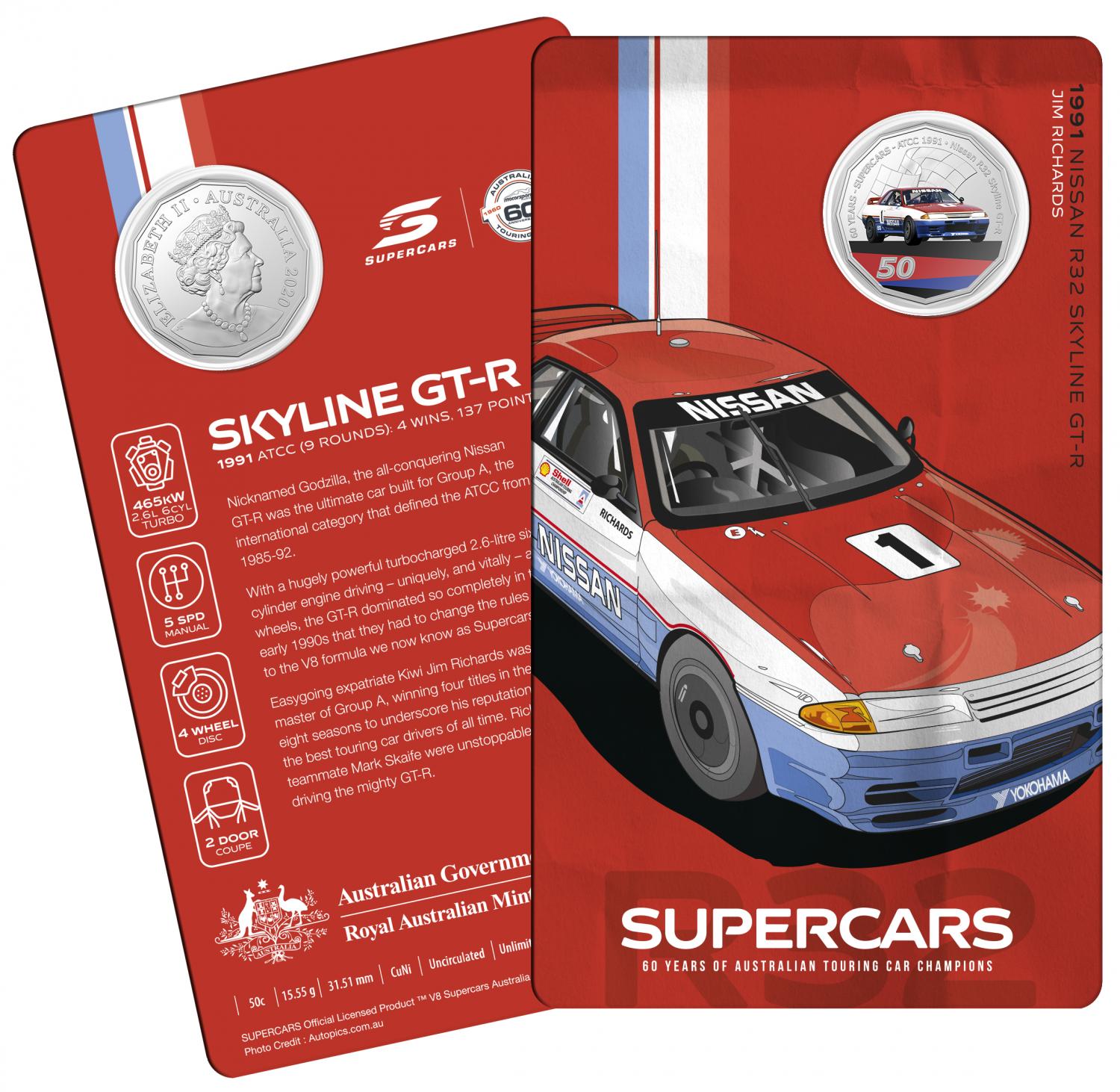 Thumbnail for 2020 60 Years of Australian Touring Car Champions Nissan Skyline.  