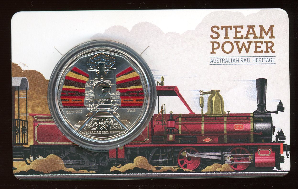 Thumbnail for 2022 50¢ Steam Power Trains - Queensland Rail A10 No 6
