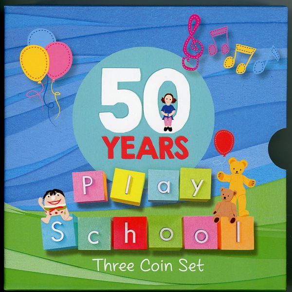 Thumbnail for 2016 Fifty years Play School - Three Coin Set