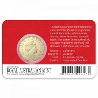 Image 2 for 2020  QANTAS Centenary - Celebrating 100 Years $1 AlBr UNC Coin