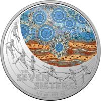 Image 2 for 2020 Star Dreaming - The Seven Sisters $1 Coloured Half Oz Fine Silver UNC Coin