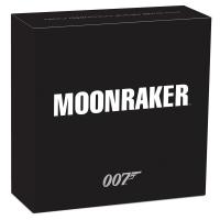 Image 5 for 2021 James Bond 007 Moonraker Half oz Silver Proof
