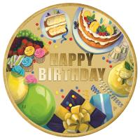 Image 3 for 2024 Issue 5 - Happy Birthday PNC with Coloured Perth Mint Tuvalu $1 coin