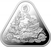Image 2 for 2020 1oz Silver Triangular Coin Australian Shipwreck Series - Zuytdorp
