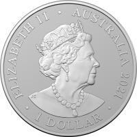 Image 2 for 2021 Australia Zoo - Cheetah 1oz Silver Bullion Coin