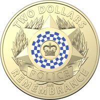 Image 1 for 2019 $2 Coin Rolls - Police Remembrance
