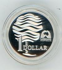 Image 2 for 1993 One Dollar Silver Proof - Landcare