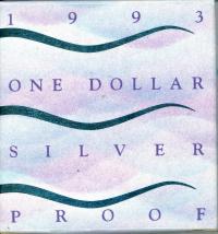 Image 1 for 1993 One Dollar Silver Proof - Landcare