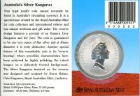 Image 2 for 1996 One Dollar 1oz Silver Kangaroo