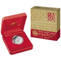 Image 1 for 2016 Lunar Year of the Monkey Fine Silver Proof Coin