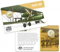 Image 1 for 2019 Centenary off the Great Air Race Uncirculated $1.00 - Vickers Vimy