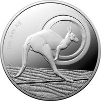 Image 2 for 2021 $1.00 Fine Silver Proof Kangaroo - Outback Majesty
