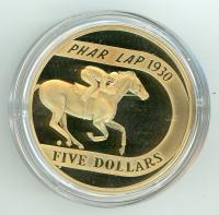 Image 2 for 2000 $5 Proof Coin - Phar Lap