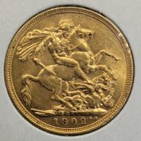 Image 1 for 1902S Australian Edward VII Gold Sovereign