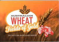 Image 1 for 2012 Two Coin Mint Set- Australian Wheat Fields of Gold