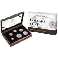 Image 1 for 2016 Six Coin Mint Set - In Come The Dollars In Come The Cents