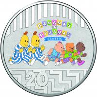 Image 2 for 2017 Bananas in Pyjamas Coloured Frosted Uncirculated Two Coin Set