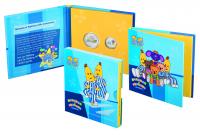 Image 1 for 2017 Bananas in Pyjamas Coloured Frosted Uncirculated Two Coin Set