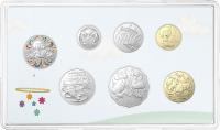 Image 2 for 2022 Baby Coin CuNi AlBr Uncirculated Six Coin Set with Coloured Medallion
