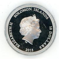 Image 3 for 2015 Solomon Islands Coloured Silver Proof - First World War Battle for Lone Pine