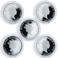 Image 3 for 2010 Tanks of World War II 5 Coin Coloured Silver Coin Set
