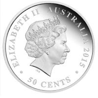 Image 4 for 2015 Twentififth Anniversary Australian Beijing International Coin Exposition Half oz Silver Proof