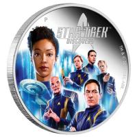 Image 2 for 2019 Star Trek Discovery Crew 2oz Coloured Silver Proof Coin