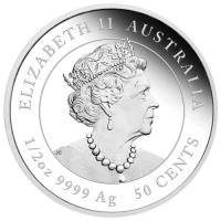 Image 4 for 2020 Year of the Mouse Half oz Silver Proof Coin