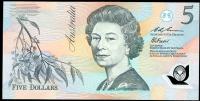 Image 2 for 1994 $5 First Prefix AA94 004035 UNC