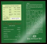 Image 3 for 2001 Federation Three Coin Proof Set - Norfolk Island
