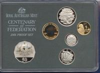 Image 3 for 2001 Six Coin Proof Set - Centenary of Federation