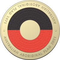 Image 2 for 2021 Six Coin Proof Year Set - 50th Anniversary of the Australian Aboriginal Flag