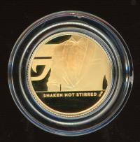 Image 1 for 2020 UK Quarter oz Gold James Bond 007 R3 (Shaken Not Stirred) Proof